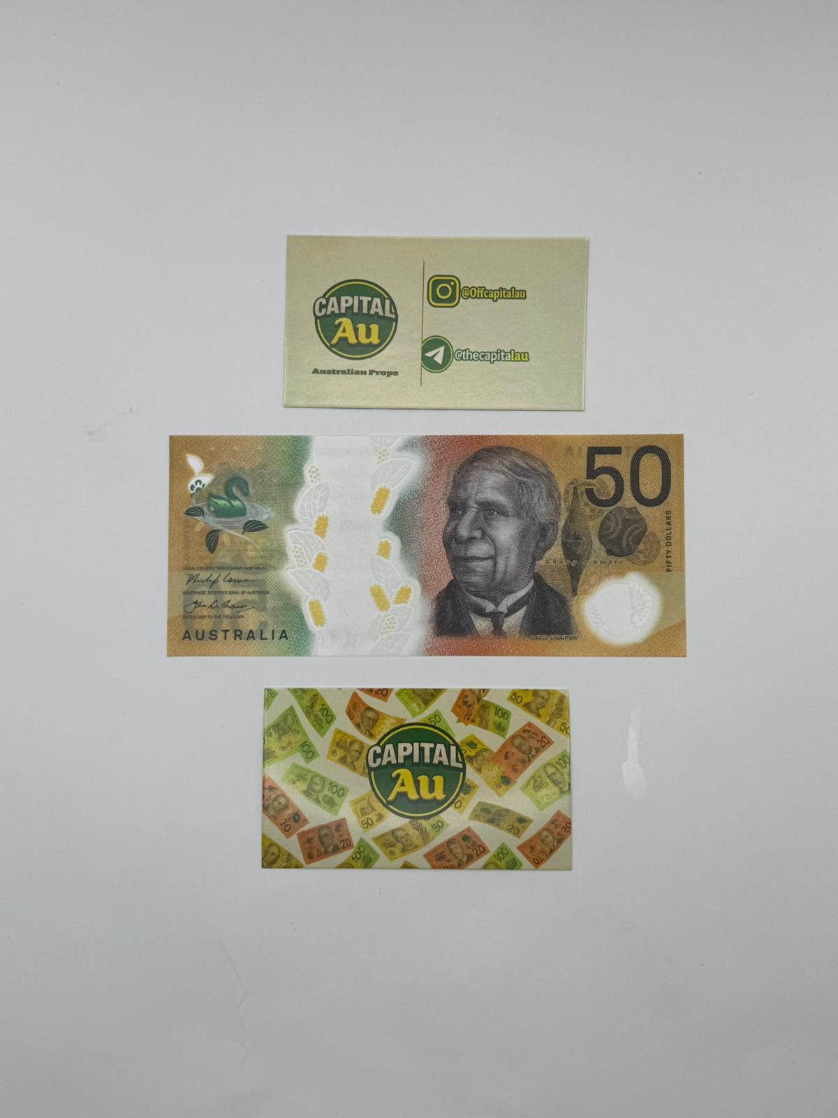 Australian $50 Style Prop Notes