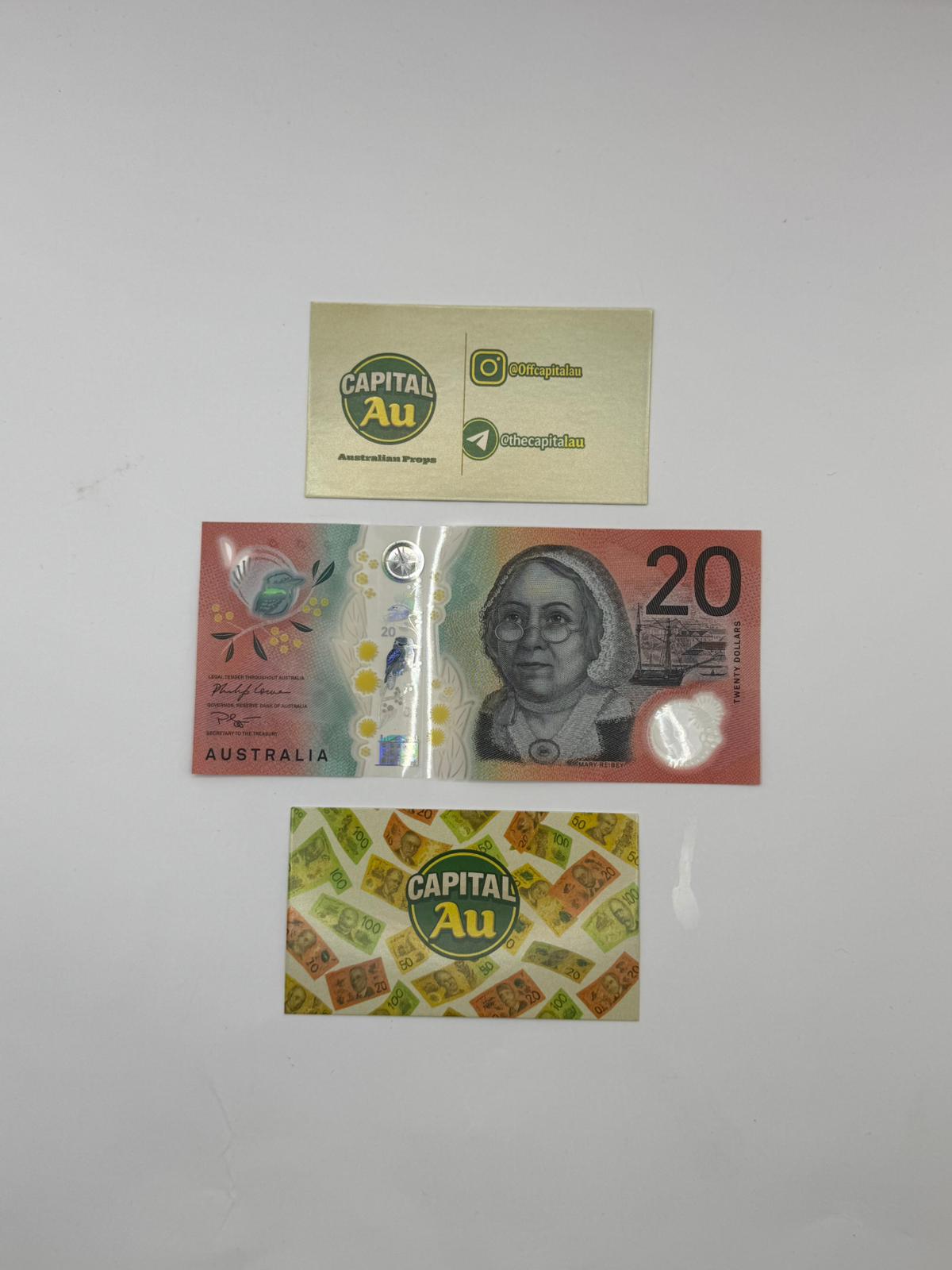 Australian $20 Style Prop Notes