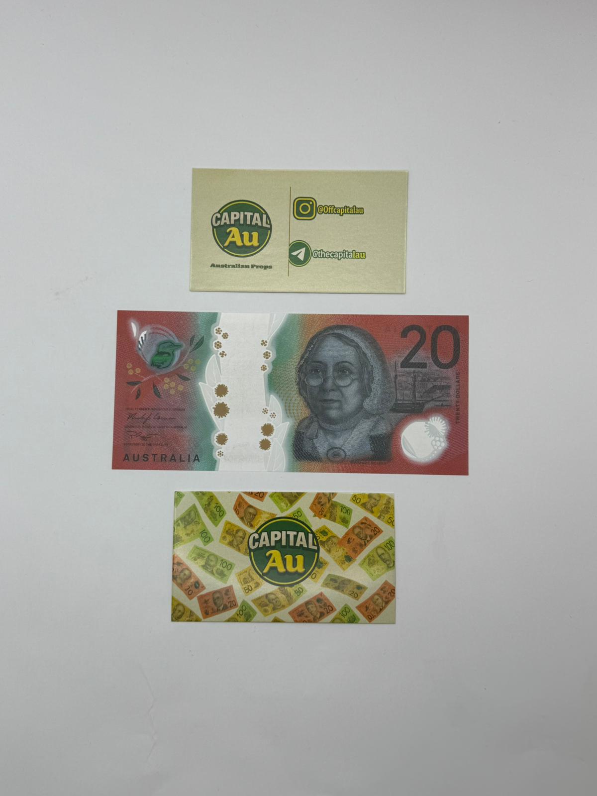 Australian $20 Style Prop Notes